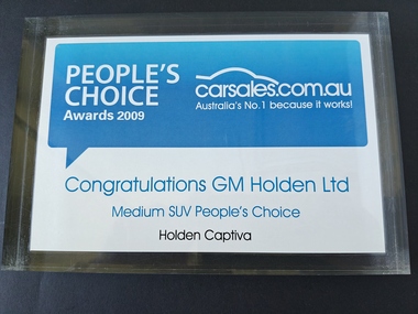 Award - peoples choice award