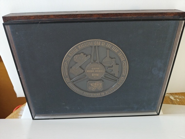 award in velvet lined presentation case
