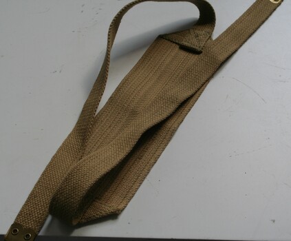 Shoulder canvas webbing strap use by military