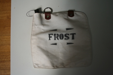Canvas bag used to carry water in the 1900's
