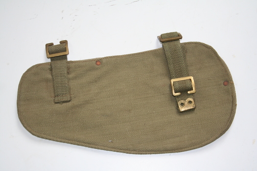 Military canvas pouch used to carry entrenching tool
