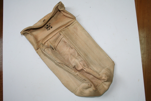 Canvas pouch used by the military