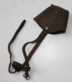 Leather muzzle used on dogs