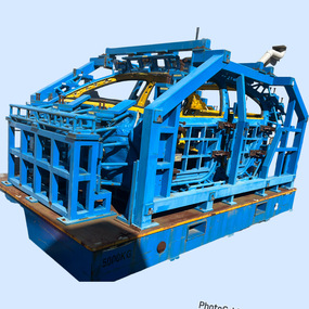 Blue and yellow Holden Cruze jig