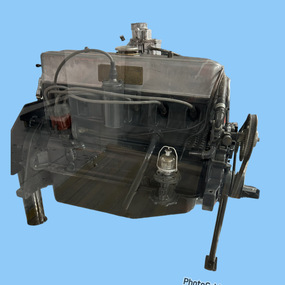 138 Grey boat motor produced by Holden