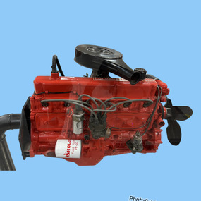 Holden 6 cylinder 161 red motor