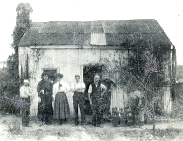 Plan (sub-item) - Samuel Painter’s first home – early 1890’s. He is on the right of the photo