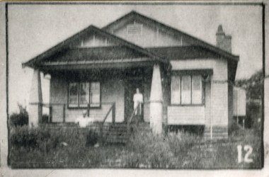 Photograph (sub-item) - Mr. J.C. Burch’s home in 1931