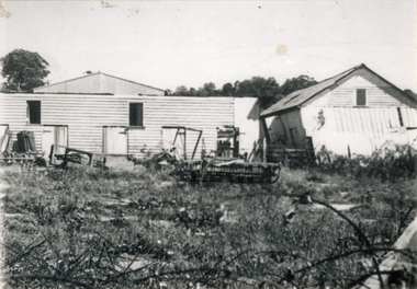 Photograph (sub-item) - ‘Stocks barns’ in 1984.  The dairy has since been destroyed by fire