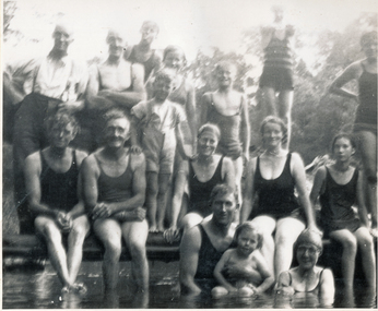 Photograph (sub-item) - At the swimming hole in the 1930’s