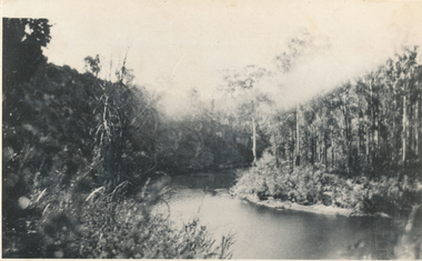 Photograph (sub-item) - Black and White, ‘Horseshoe Bend’ on the Yarra River at Wonga Park, in 1929
