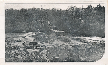 Photograph (sub-item) - Black and White, Looking across Yarra River from ‘Yarra Brae’, 1940, c1940