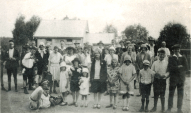 Photograph - Black and White, Back to school reunion 1927