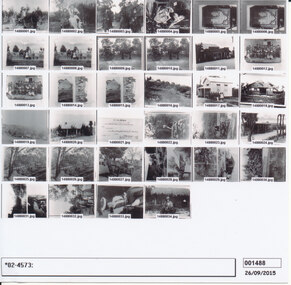 Mixed media (Item) - Compact Disc of Photos, 34 Scans of Negatives of Historic Photos of Wonga Park