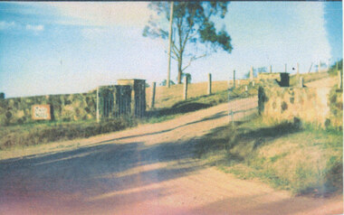 Photograph - Colour photo, of the entrance to the Usher property Twin Hills in Wonga Park 1960-1972