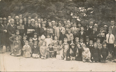 Photograph - 1930s Empire Day, at Wonga Park State School