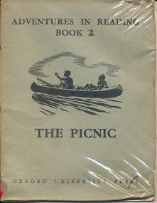 Book - School Book, Adventures in Reading Book 2 “The Picnic” Written by Gertrude Keir and Illustrated by Carolin Jackson. 1959