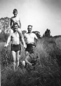 Photograph - Graeme and Ken Beavis, with Herb and Keith Gill