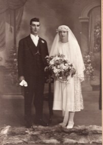 Photograph - Wedding, Herb and Alma (Pump)Beavis