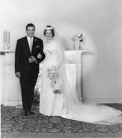 Photograph - Theresa (Castagnoni) and Seve Marchi, wedding in 1965