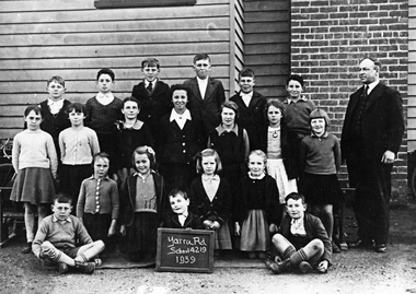Photograph - Yarra Rd Primary School, 1939 class photo
