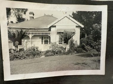 Photograph - Black and White, The Pines house built in 1916 Wonga Park