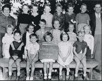 Newsletter - Black and White, Wonga Park State School late 1950s Grades 1-2