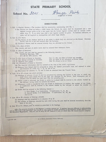 Document - Wonga Park State School, Pupils Register Nos. 308 - 856