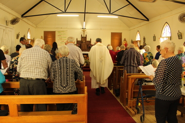 Photo Murrayville, Photo of final Mass St Teresa's church Murrayville 14 October 2018, 14 October 2018