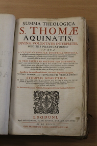 Book, Summa Theologicae, 1686