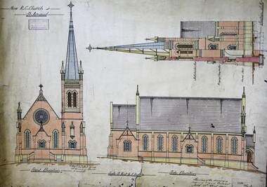 Architectural plans, Architectural plans for R.C.Church St Arnaud