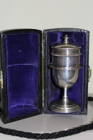Chalice/Pyx set, Combination travelling Chalice and Pyx in presentation case