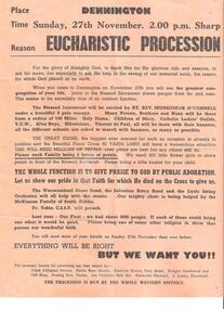 Poster, Eucharistic Procession poster