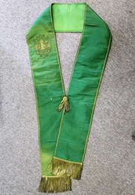 sash, Hibernian Sosiety ceremonial sash