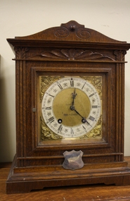 Clock, Oak cased Mantel Clock