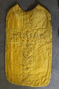 Chasuble, Gold embroidered chasuble