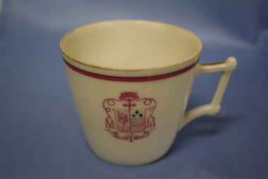 cup, crested tea cup