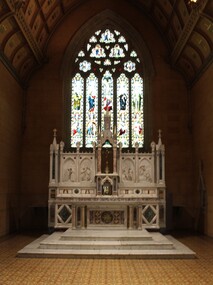 photograph, photograph of pre-Vatican Cathedral altar