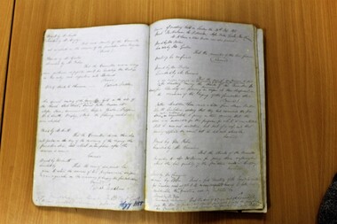 book, Minute Book