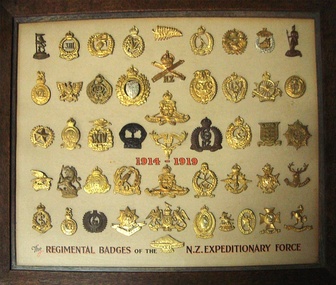 framed badges