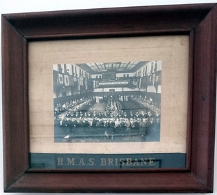 Framed print, HMAS Brisane