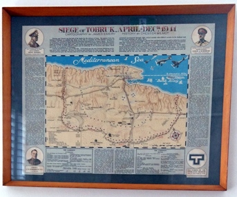 framed print, Seige of Tobruk