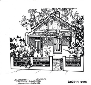 Drawing - Property Illustration, 10 Aberdeen Street, Hawthorn