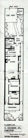 Drawing - Floorplan, 10 Aberdeen Street, Hawthorn, 1989