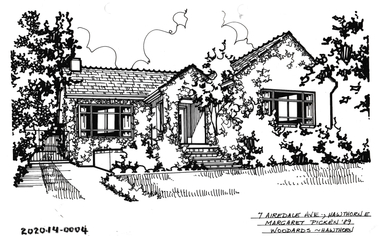 Drawing - Property Illustration, 7 Airedale Avenue, Hawthorn East