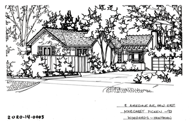 Drawing - Property Illustration, 8 Airedale Avenue, Hawthorn East, 1993