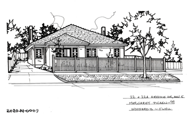Drawing - Property Illustration, 22 and 22A Airedale Avenue, Hawthorn East