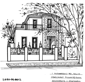 Drawing - Property Illustration, 1 Anderson Road, Hawthorn East, 2000