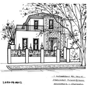 Drawing - Property Illustration, 1 Anderson Road, Hawthorn East