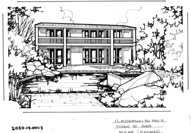 Drawing - Property Illustration, 12 Anderson Road, Hawthorn East, 2003
